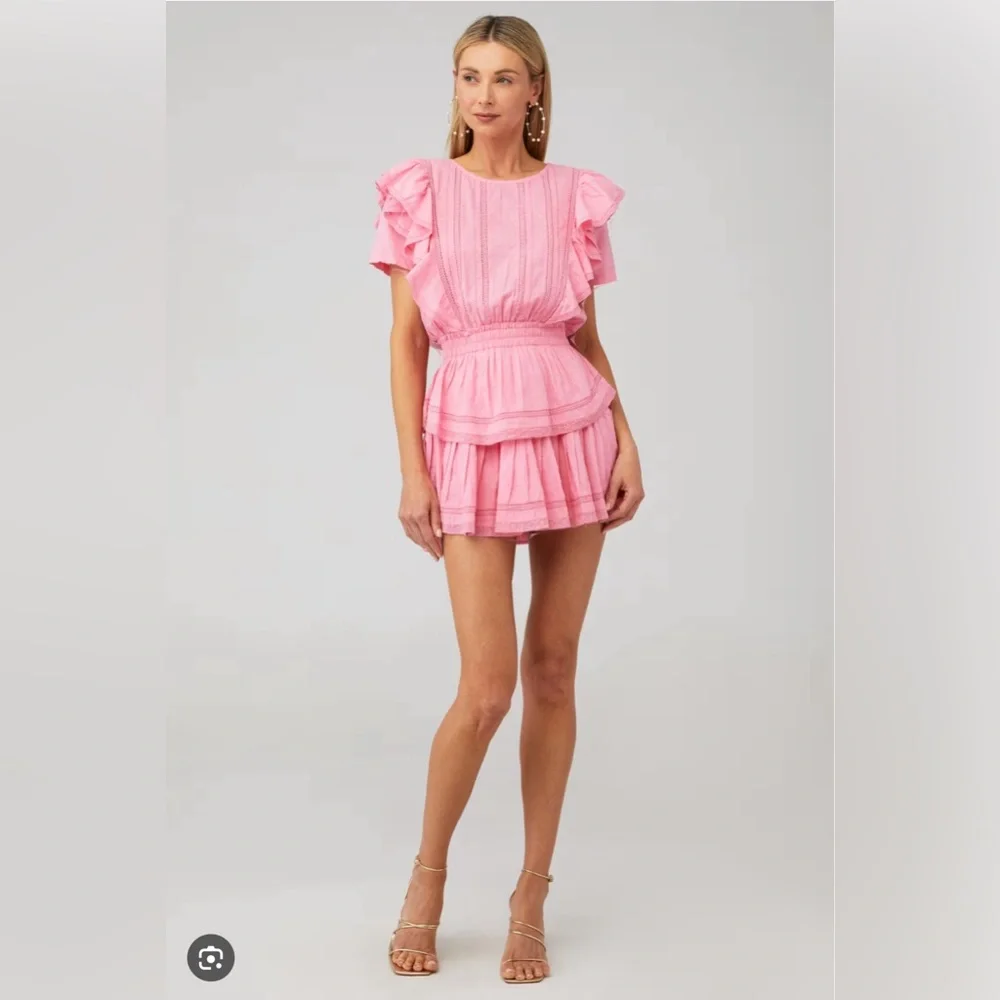 Love shack fancy natasha pink dress - Picture 2 of 3